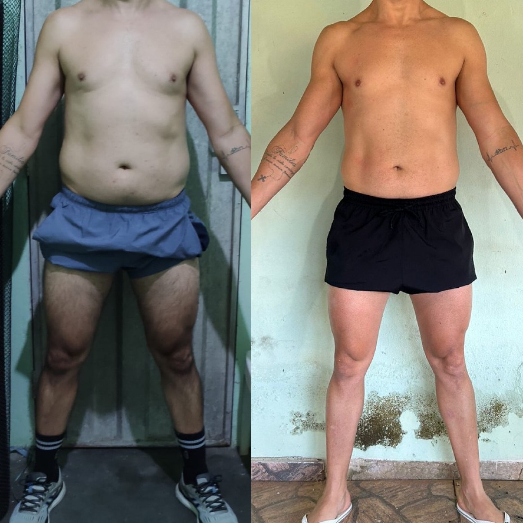 Transformação - Antes e Depois